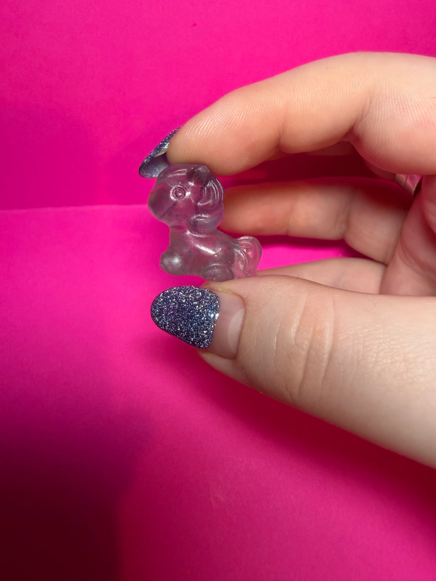 Fluorite horse