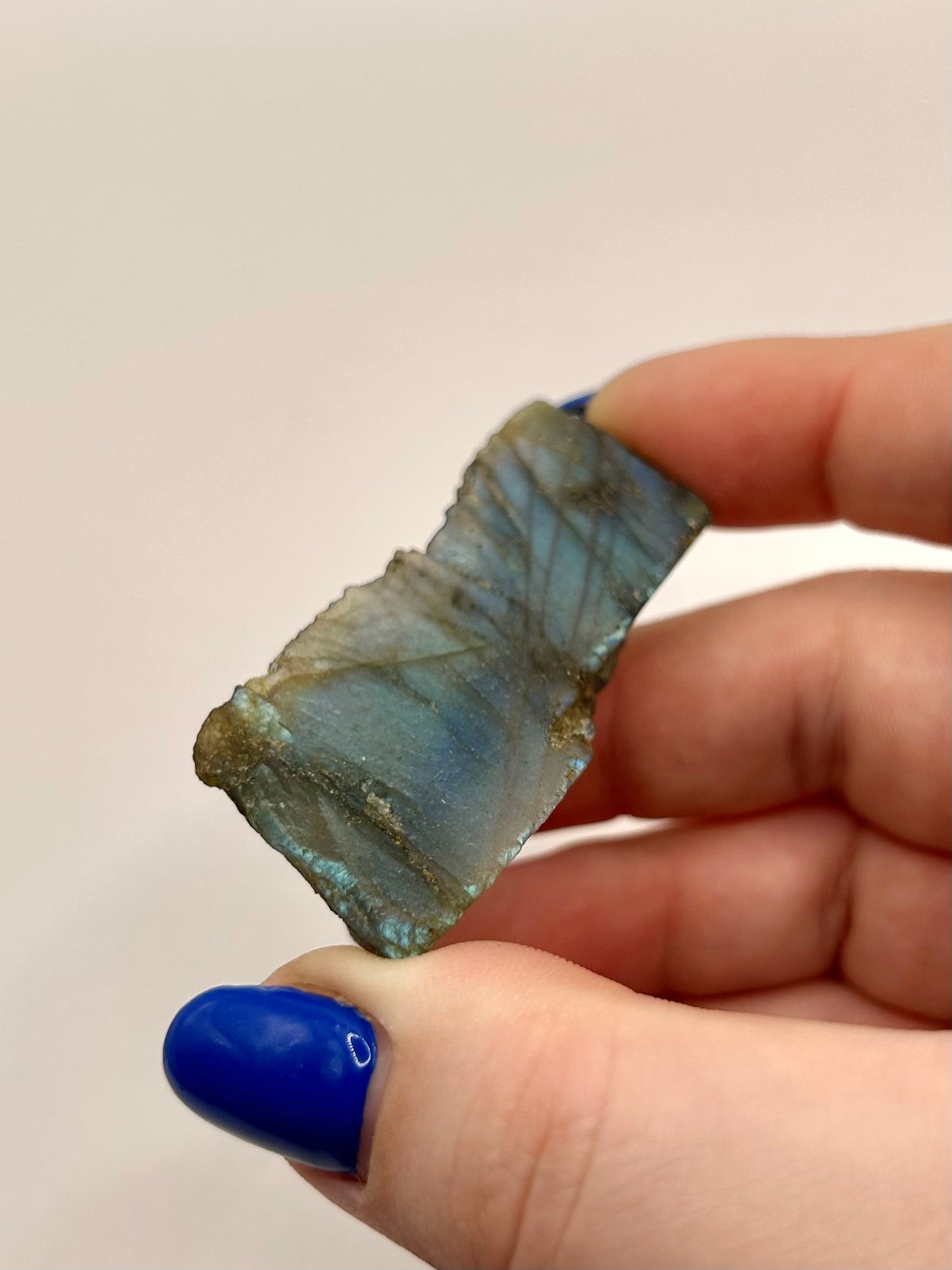 Raw labradorite chunk