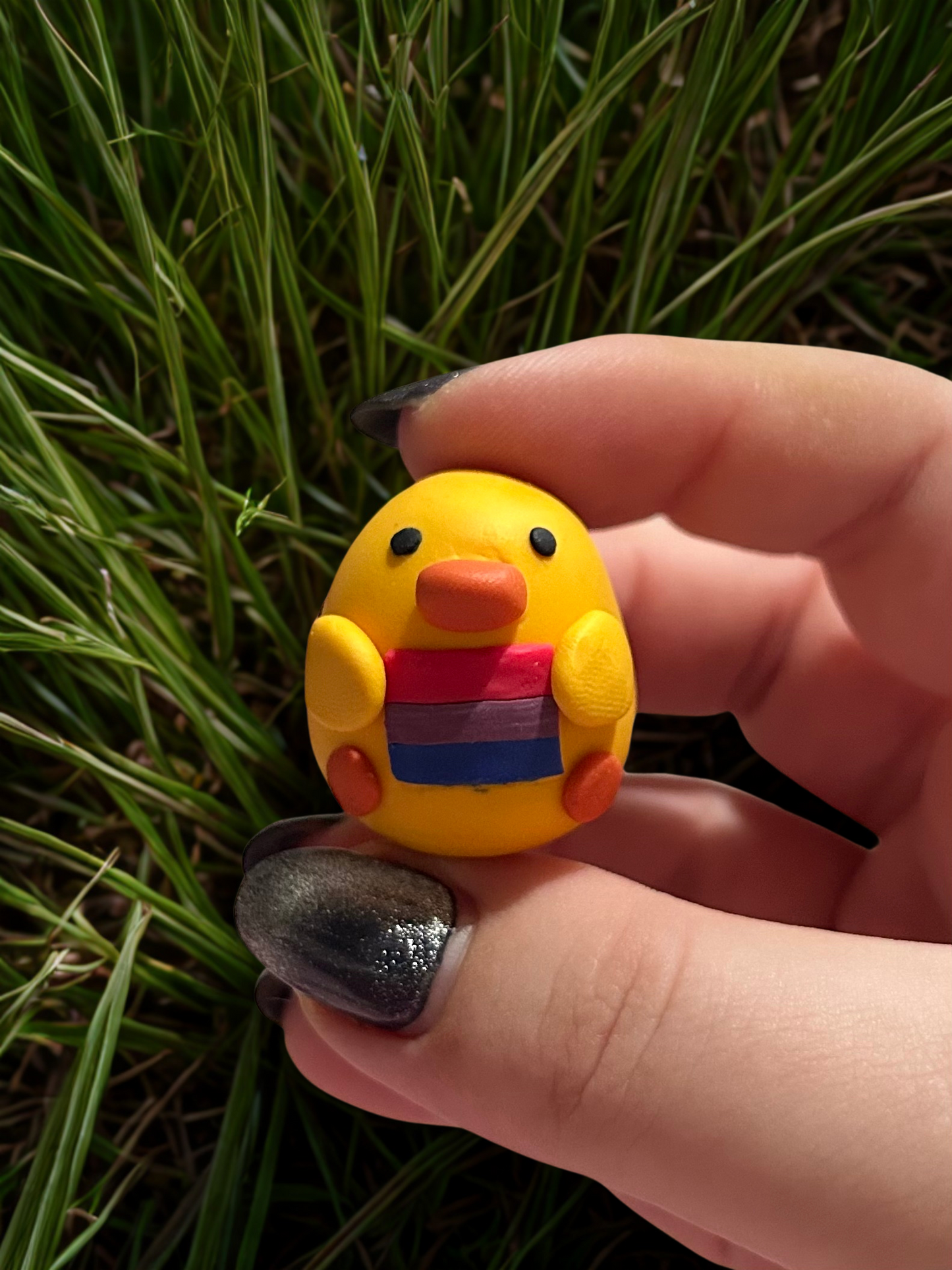 Bisexual flag duckie