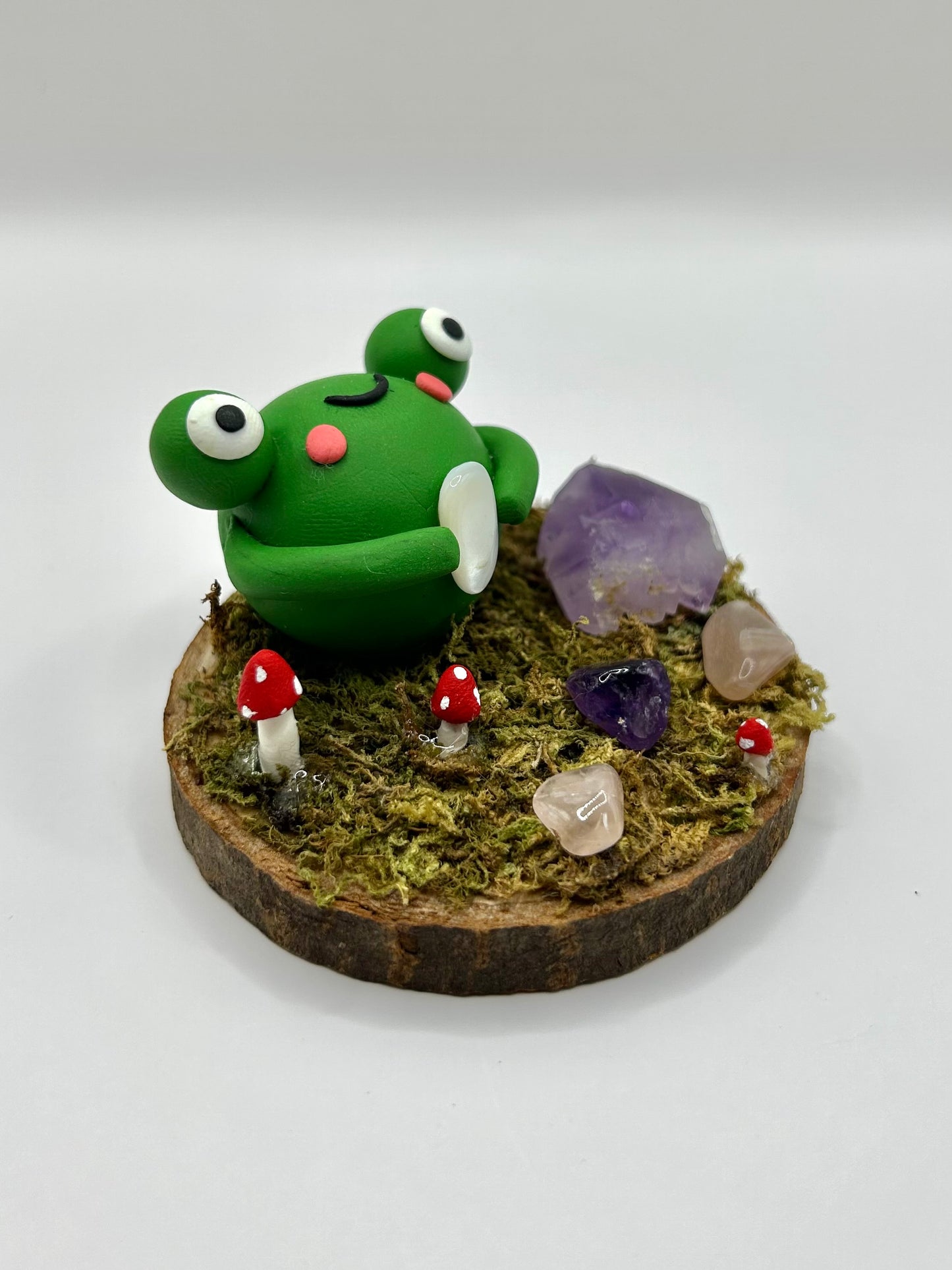 Froggy wood scene
