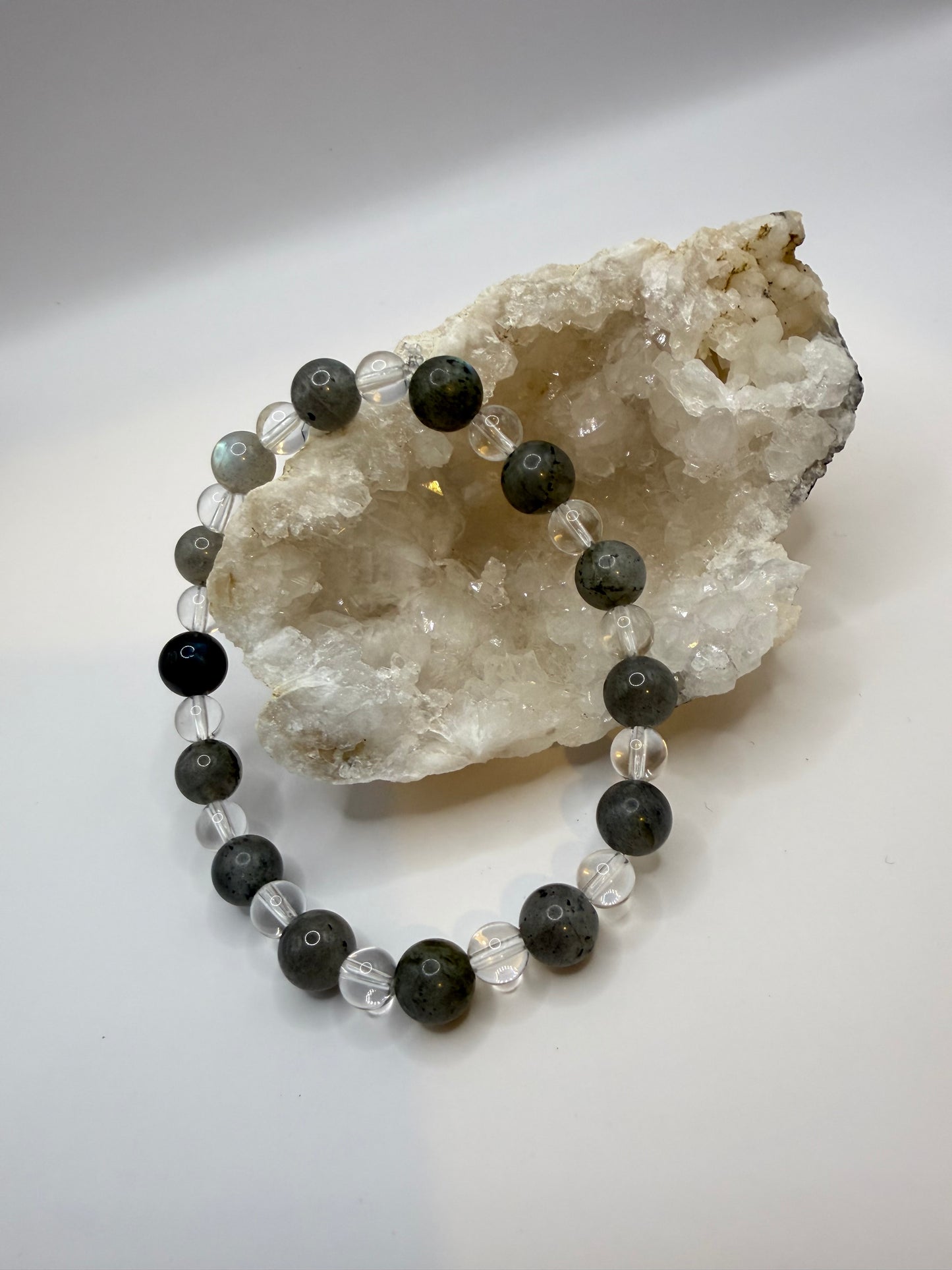 Labradorite x Clear Quartz Bracelet