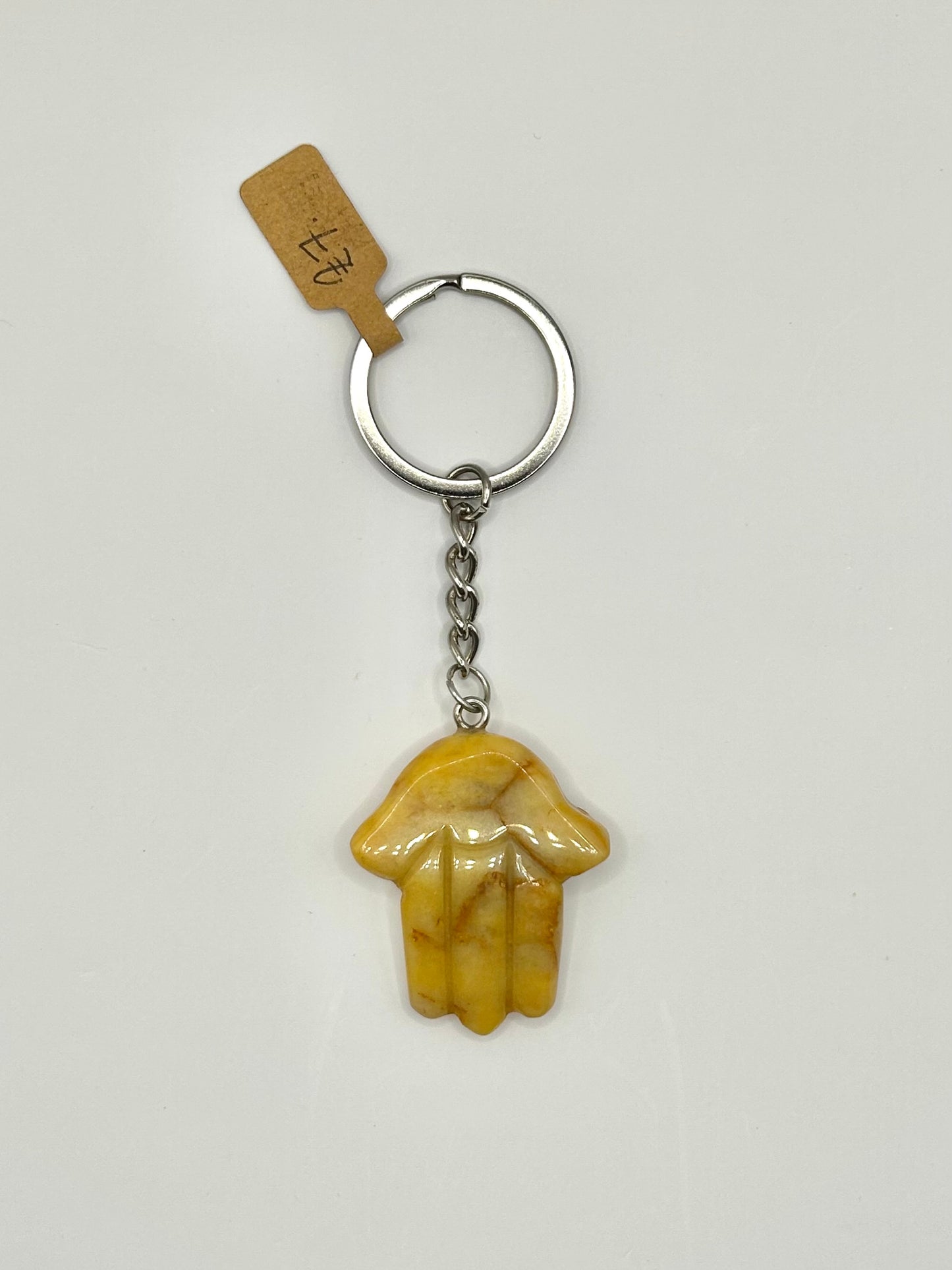 Crystal hamsa hand keyrings
