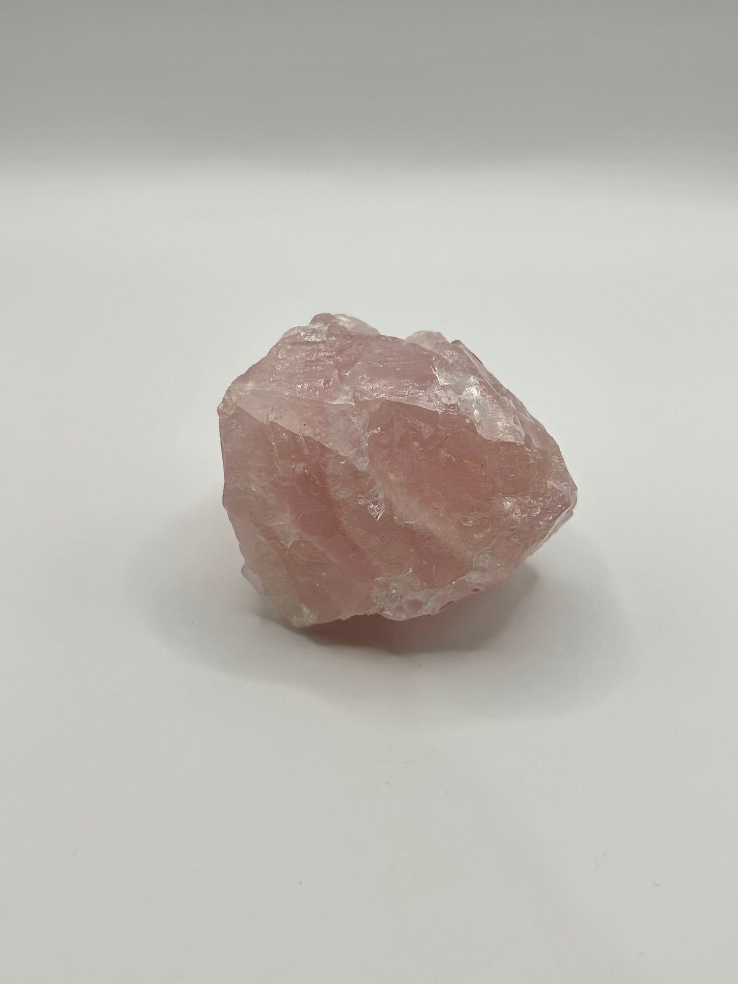Raw rose quartz chunk