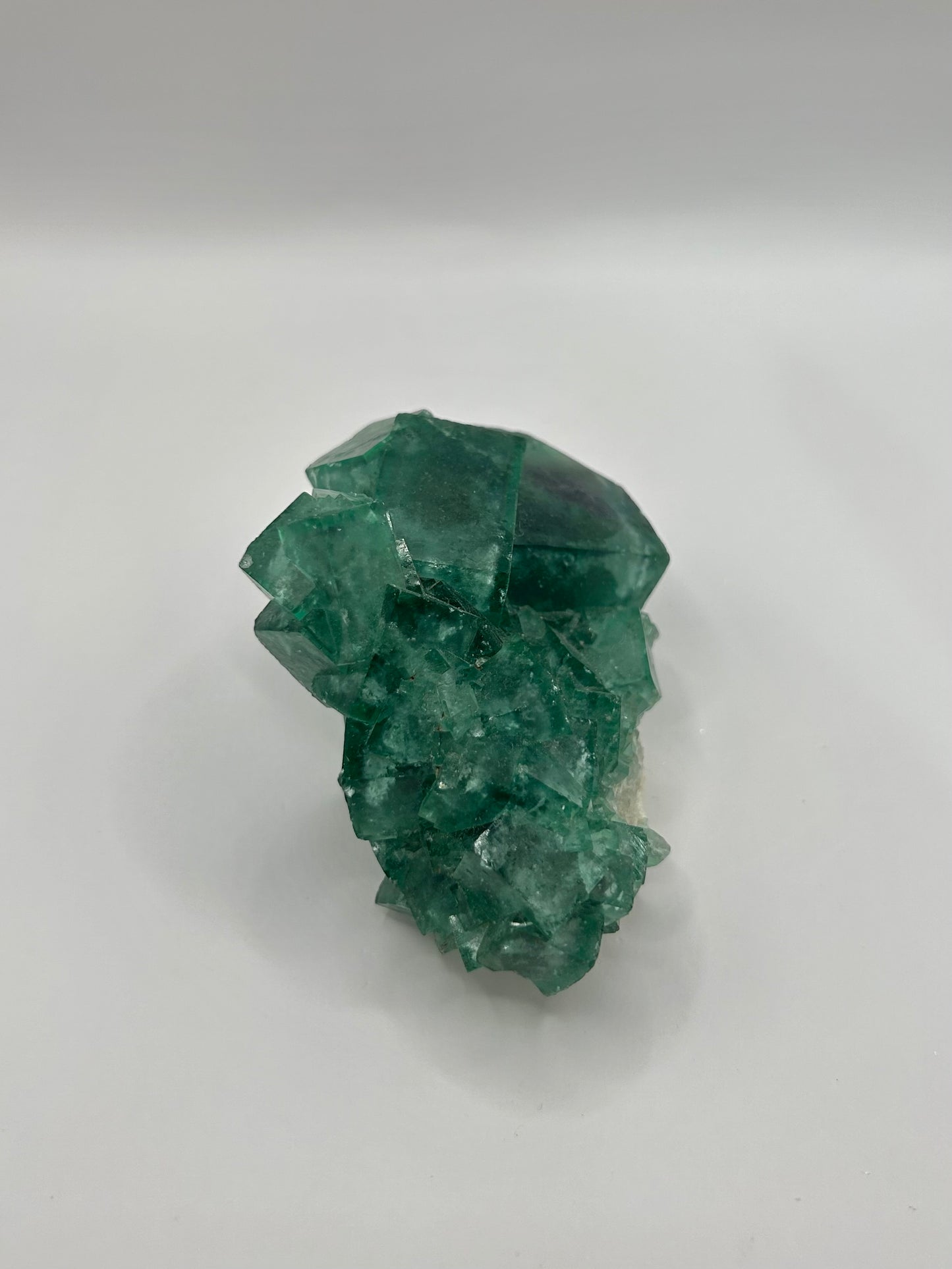 Raw cubic Fluorite chunk