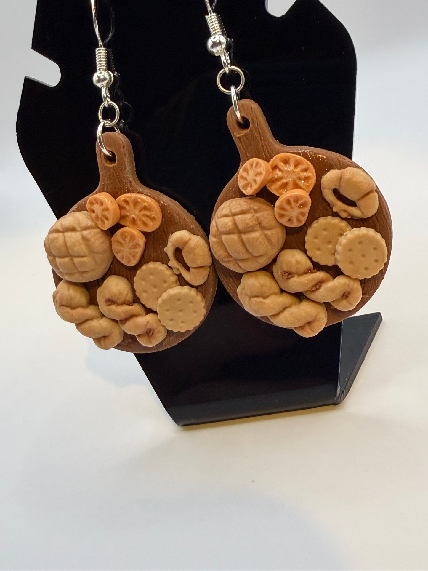 Charcuterie board earrings