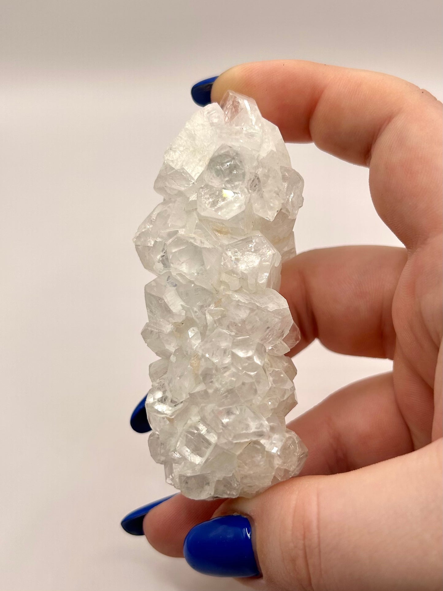 Raw apophyllite cluster