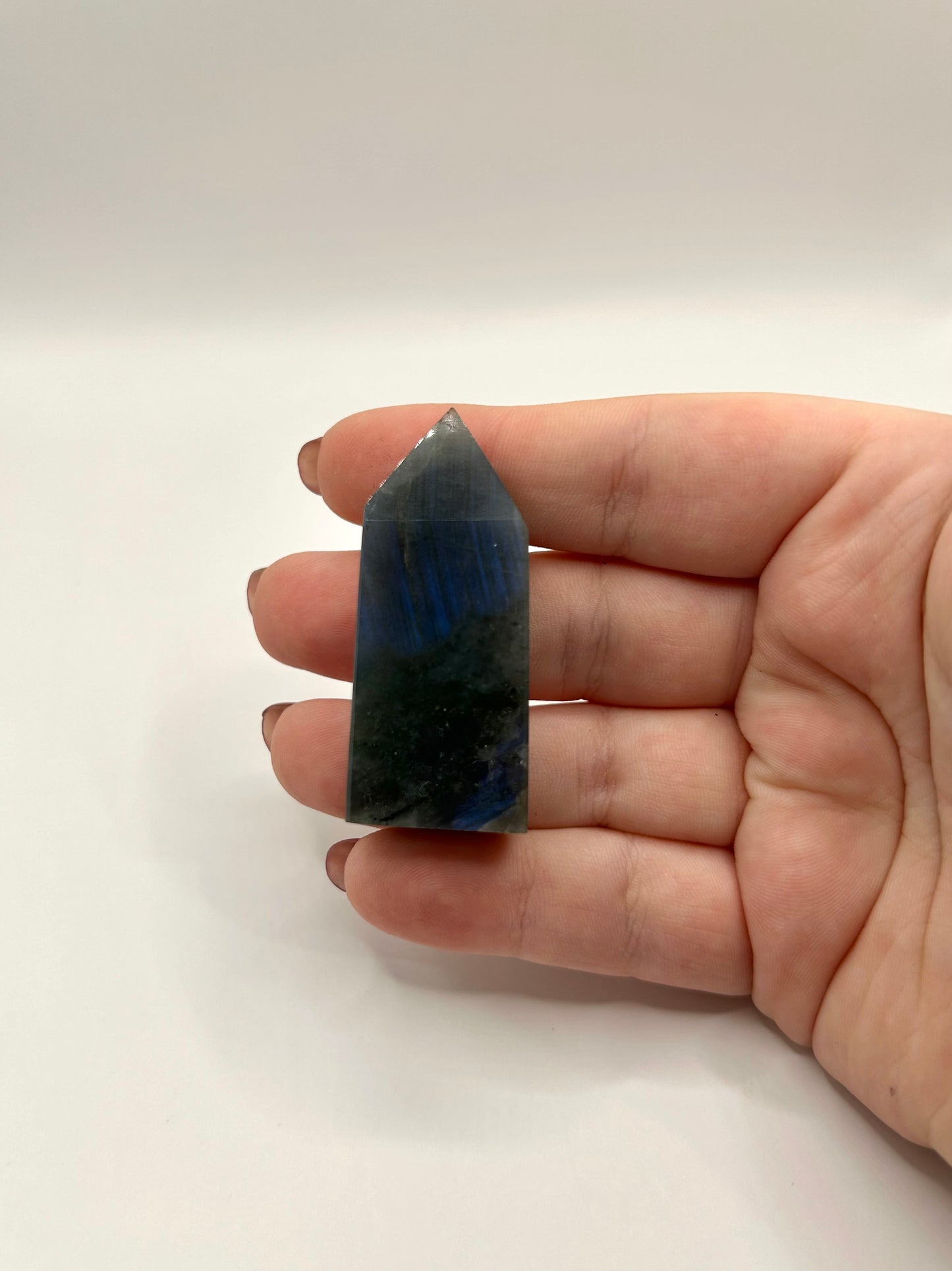 Blue labradorite tower