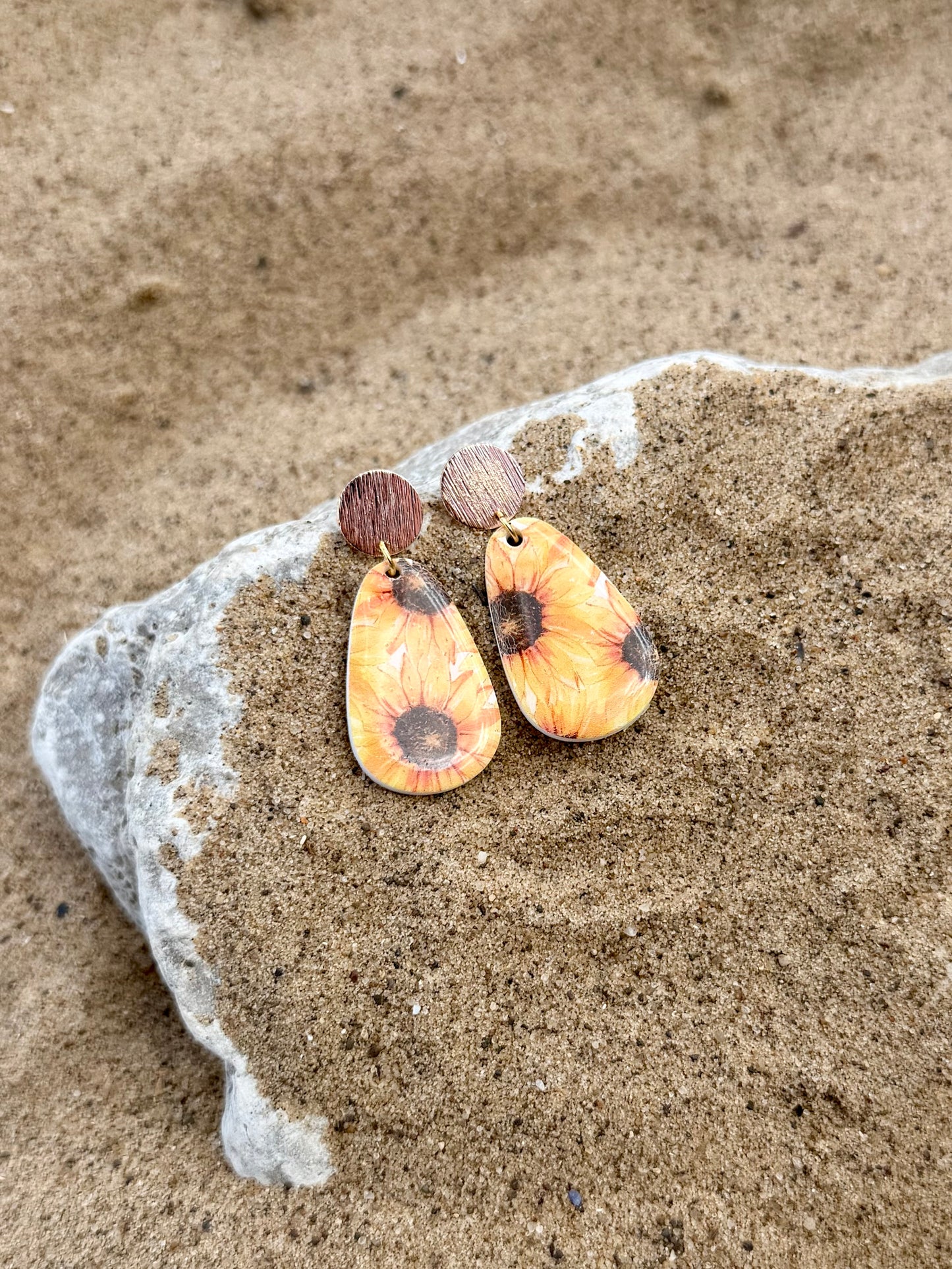 Sun-Kissed Sunflower dangles