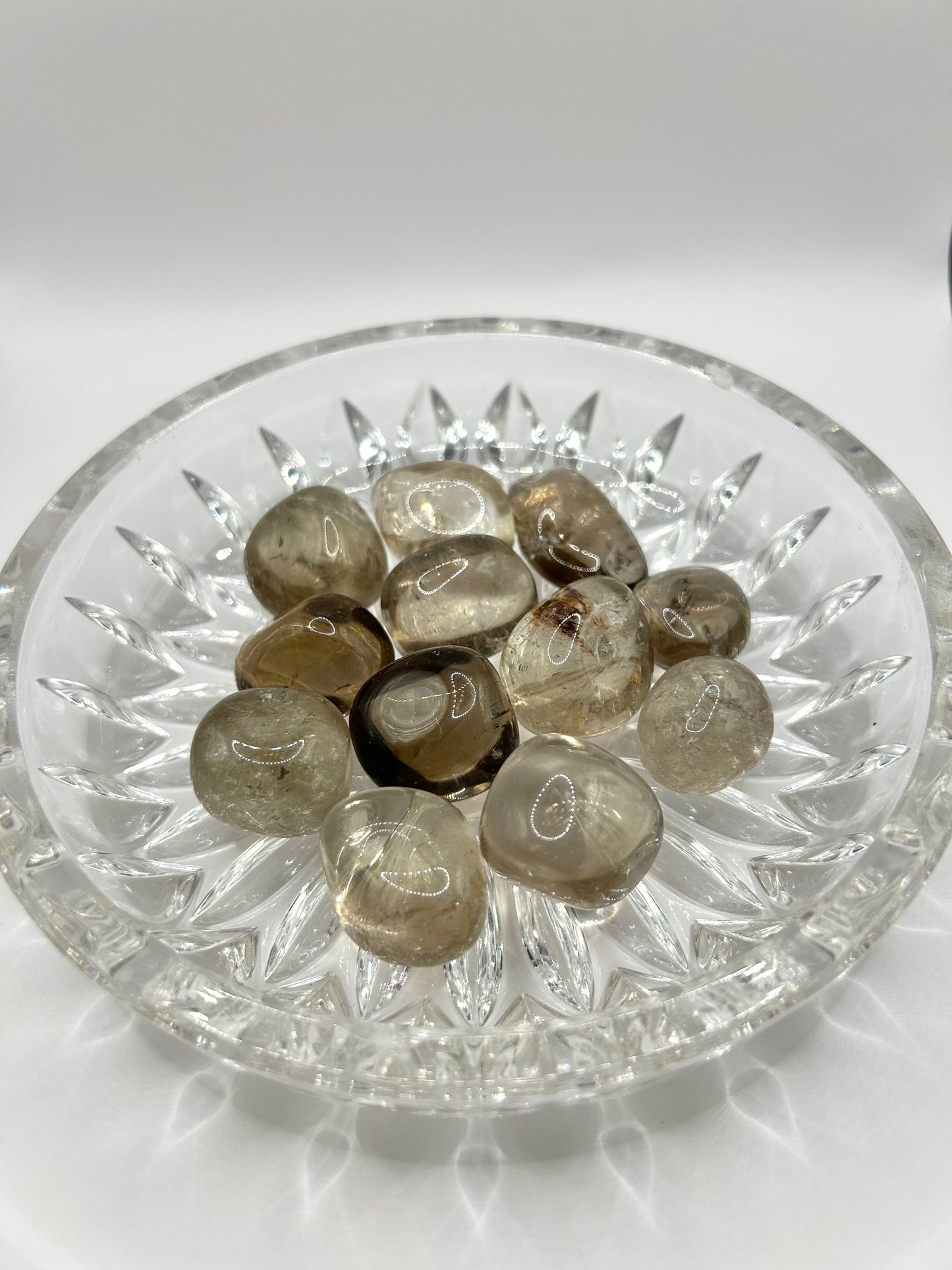 Smokey quartz tumbles