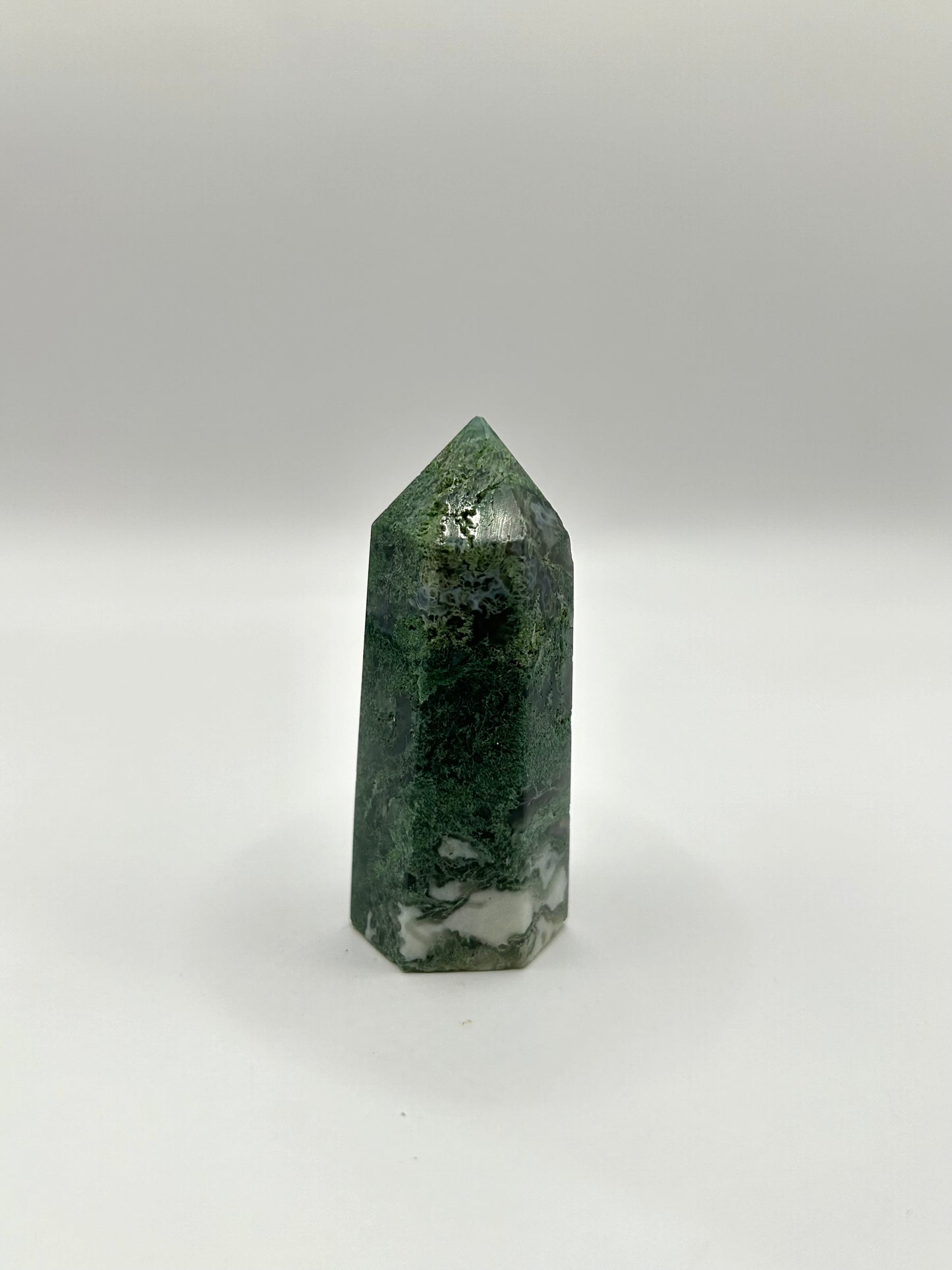 Moss agate tower