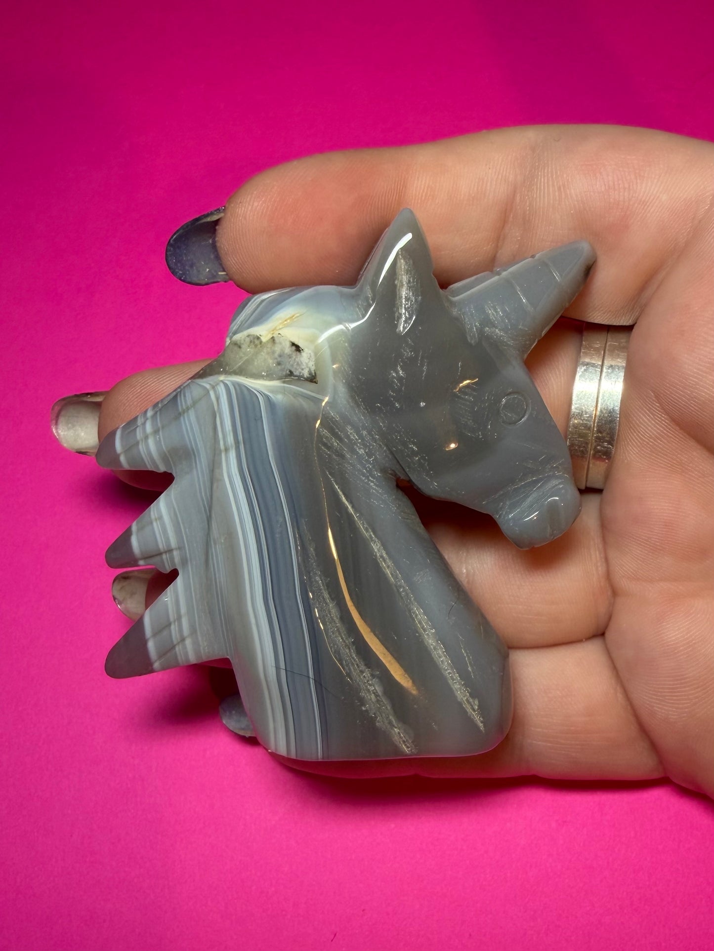 Agate unicorn