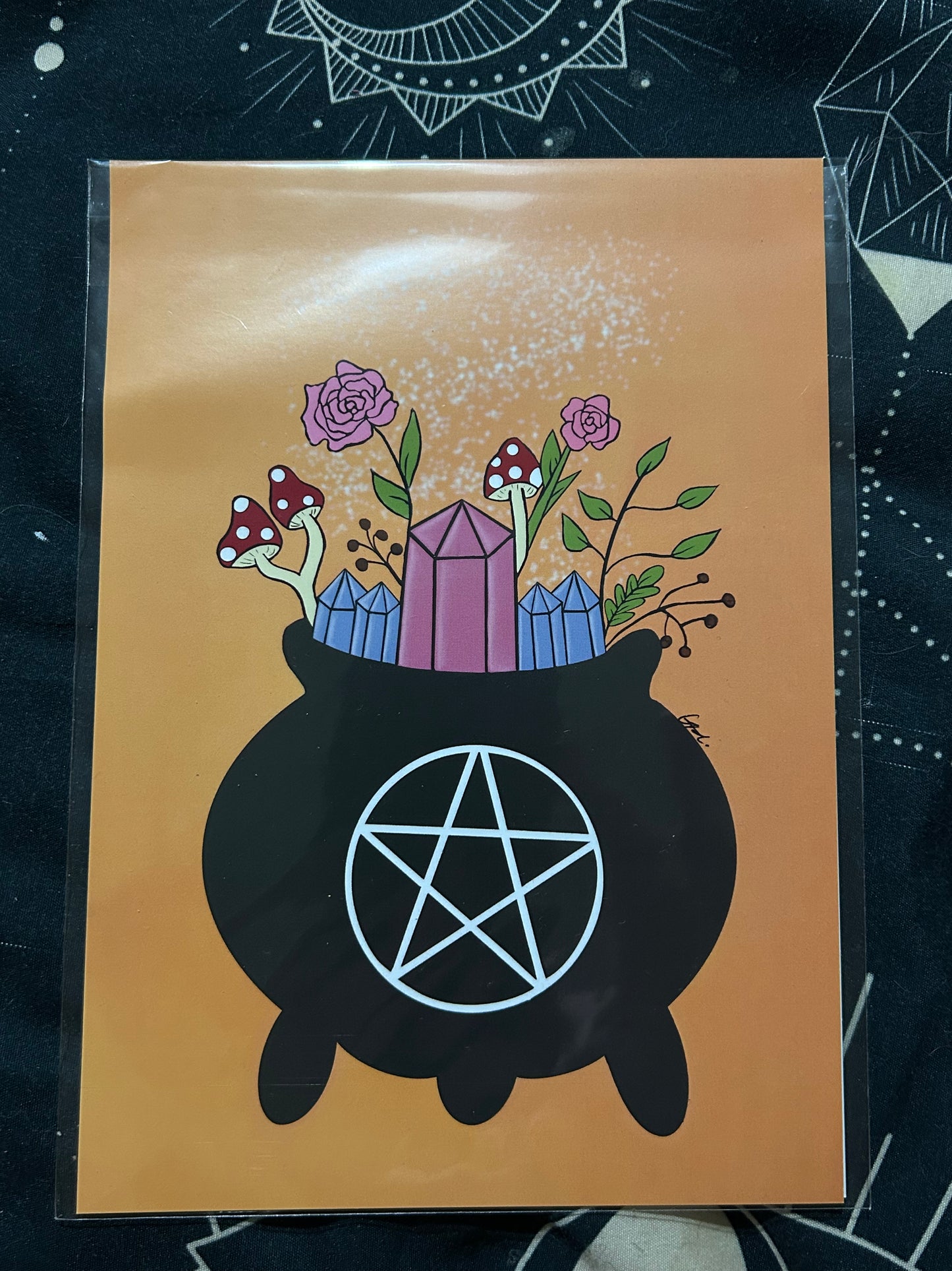 Crystal Cauldron A5 print
