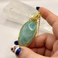 Amazonite statement pendant