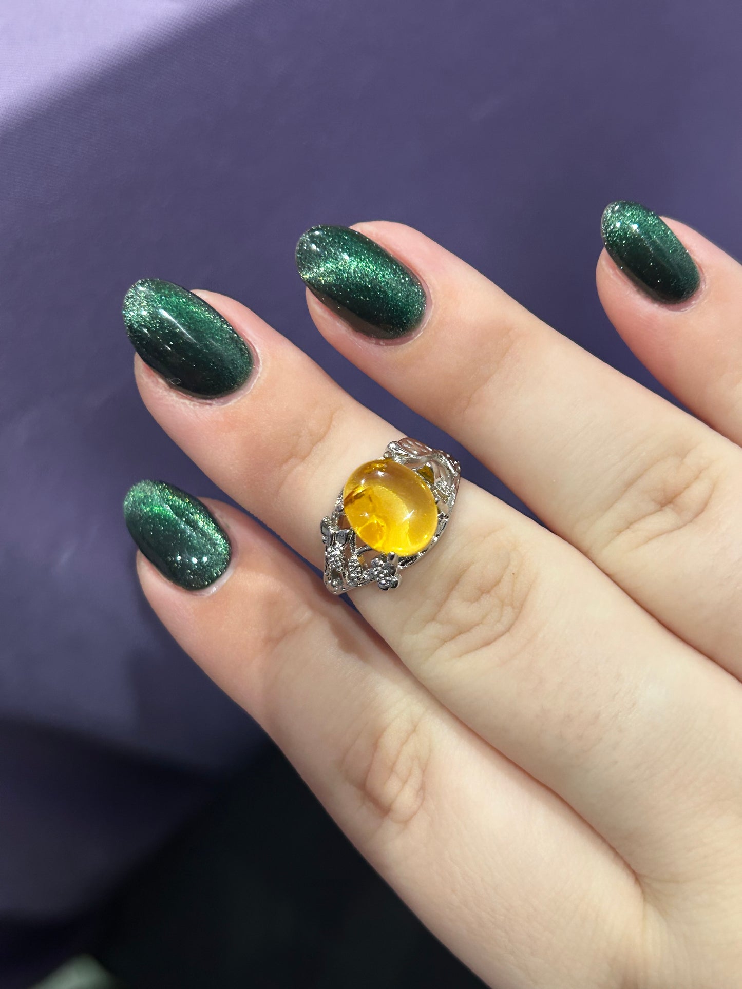 Amber ring