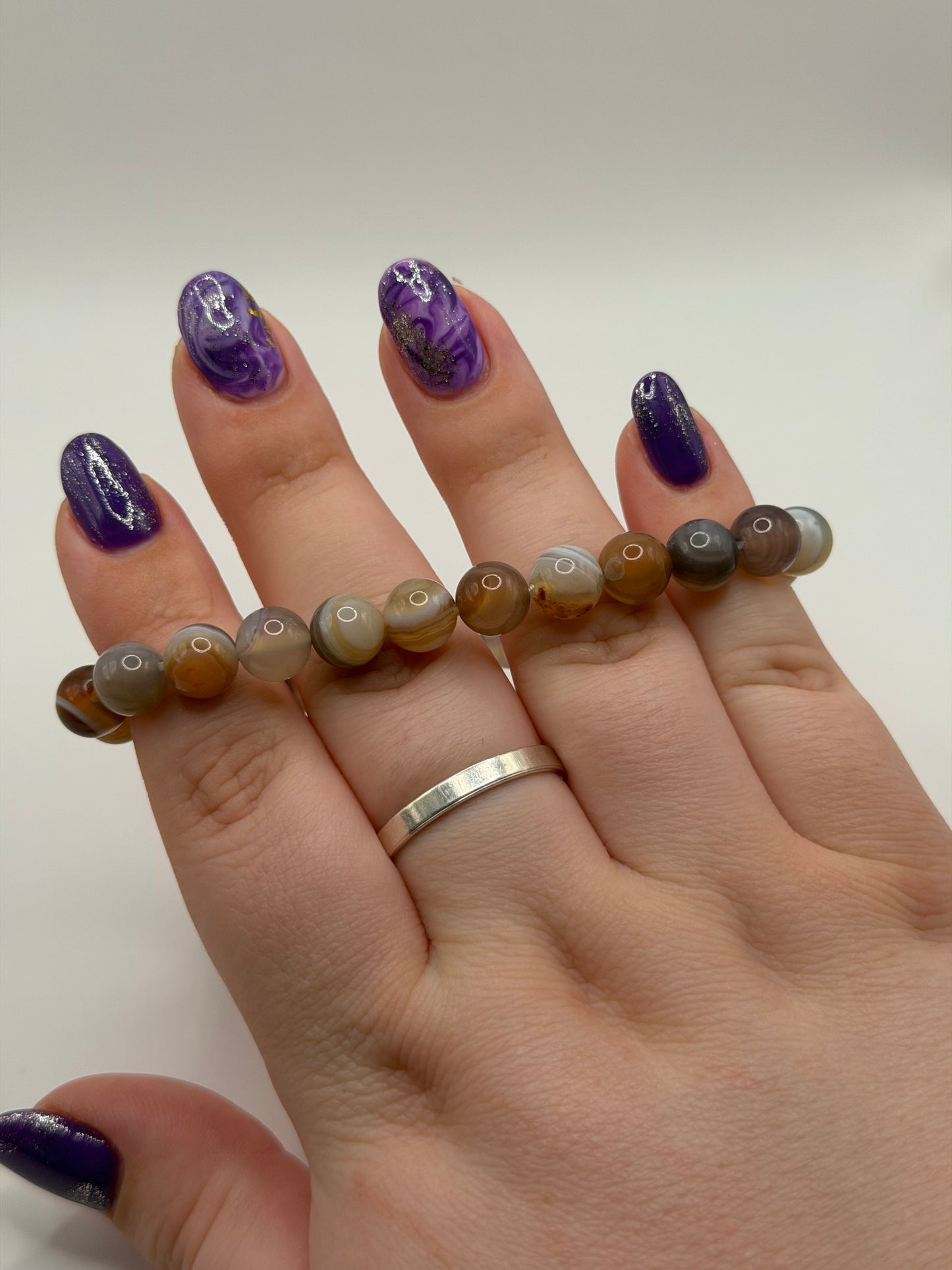 Agate bracelets