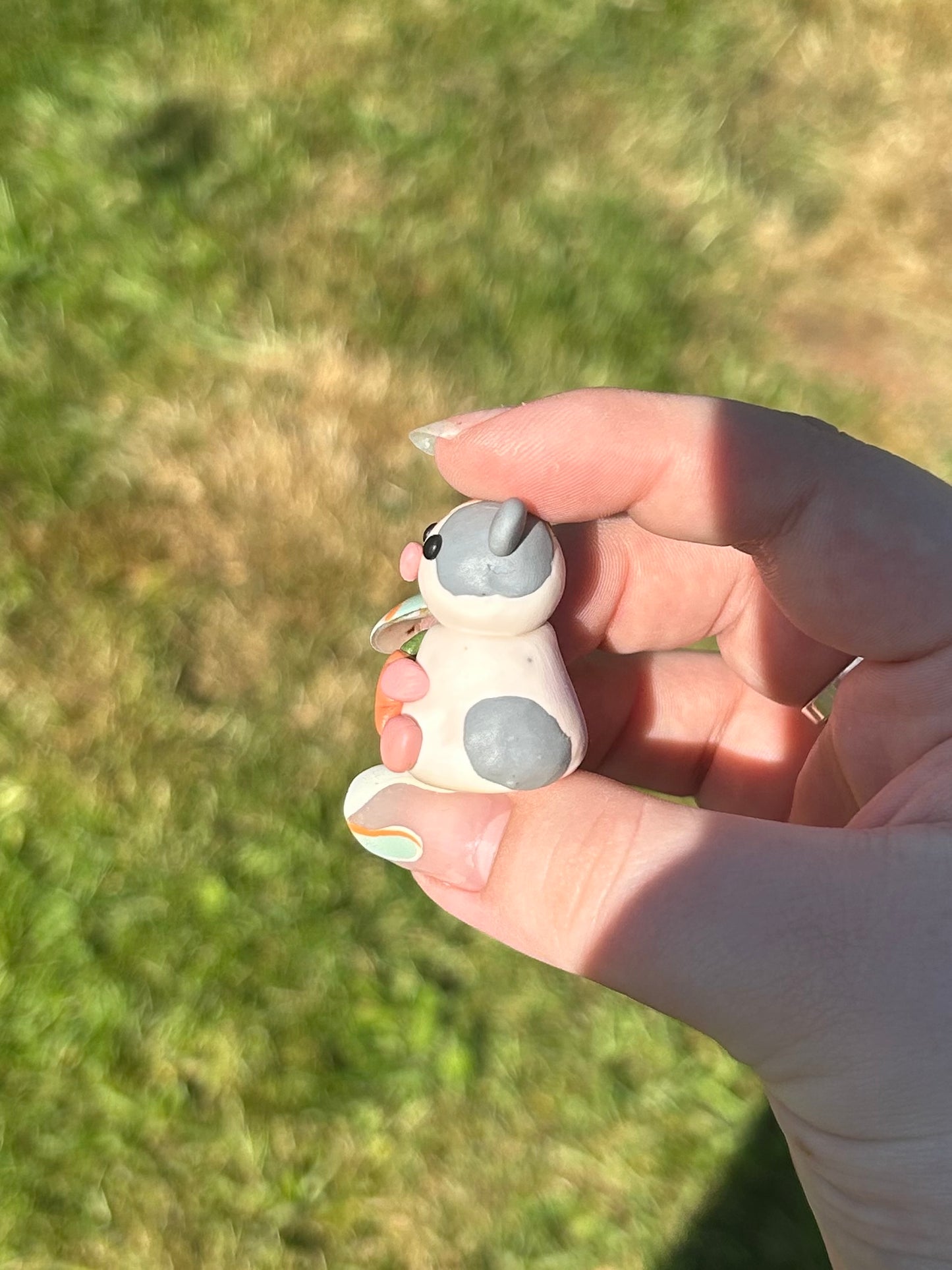 Guinea pig worry sculpture