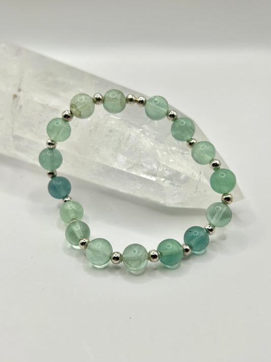 Green Fluorite bracelet