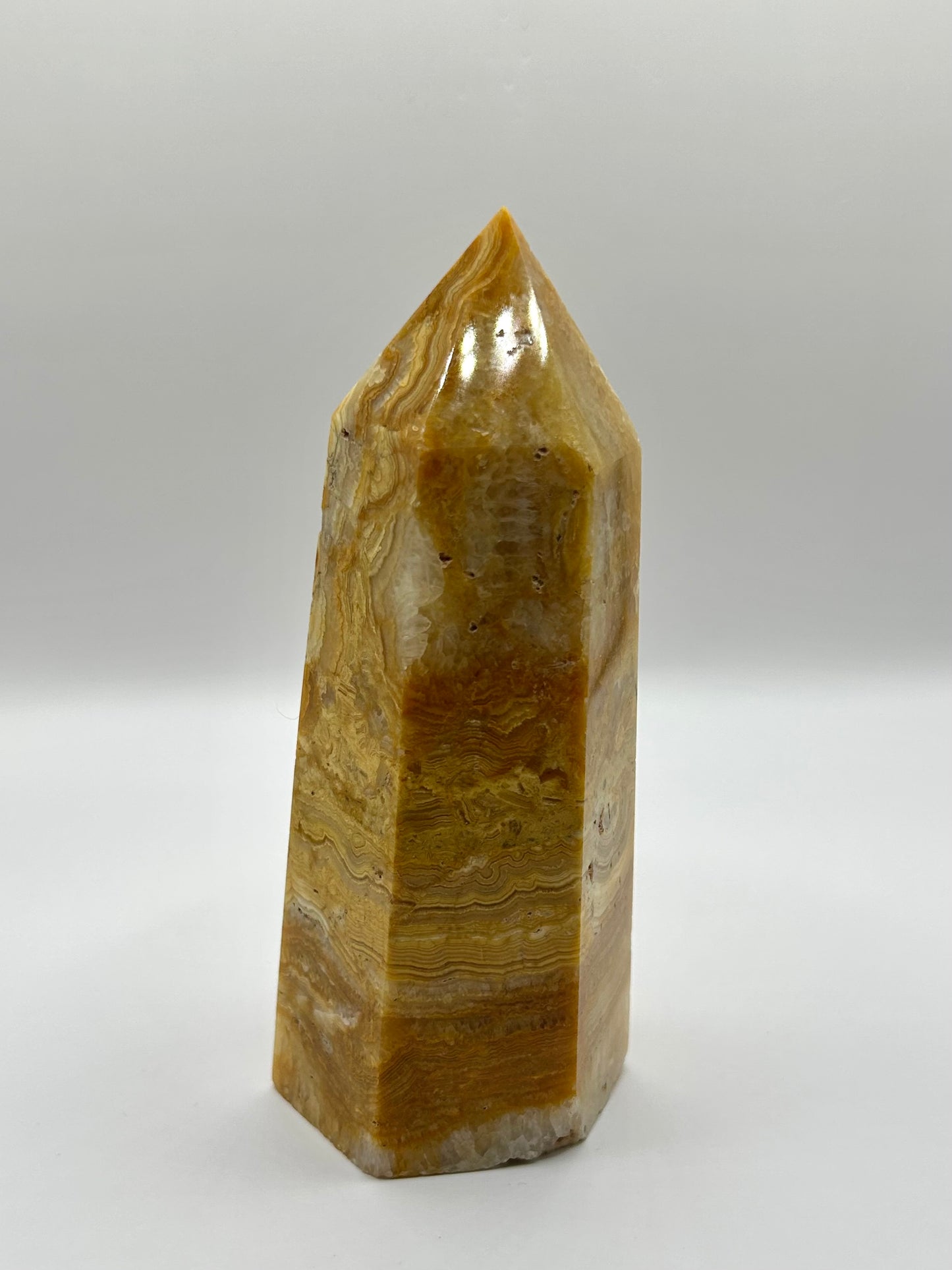 Large Crazy Lace Agate tower