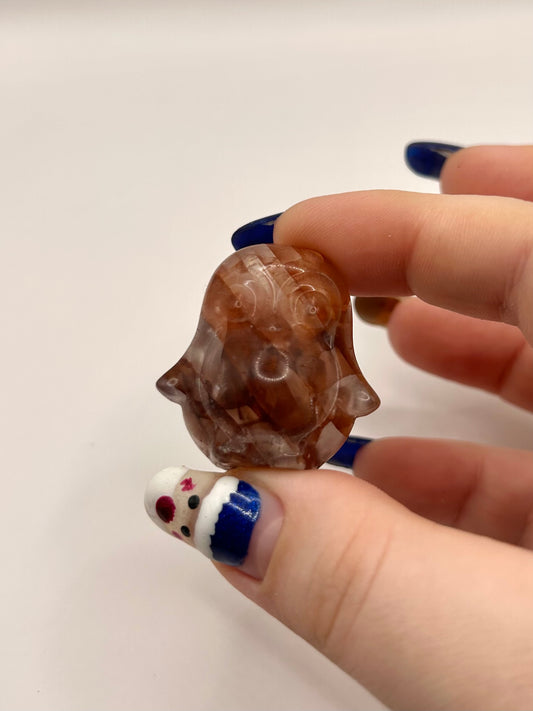 Fire quartz penguin