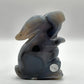 Druzy agate rabbit