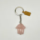 Crystal hamsa hand keyrings