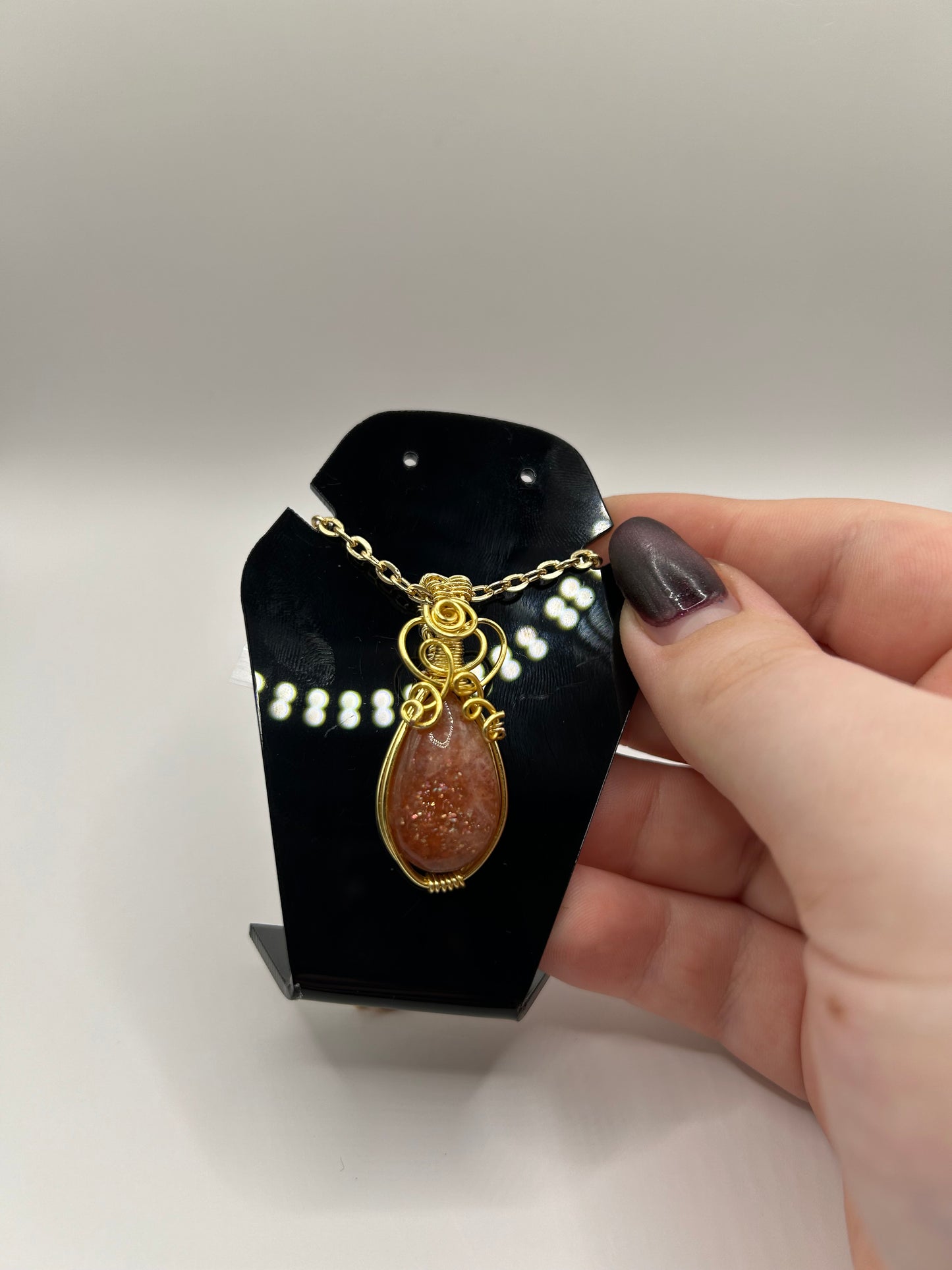 Sunstone pendant