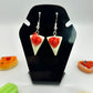 Strawberry cheesecake earrings
