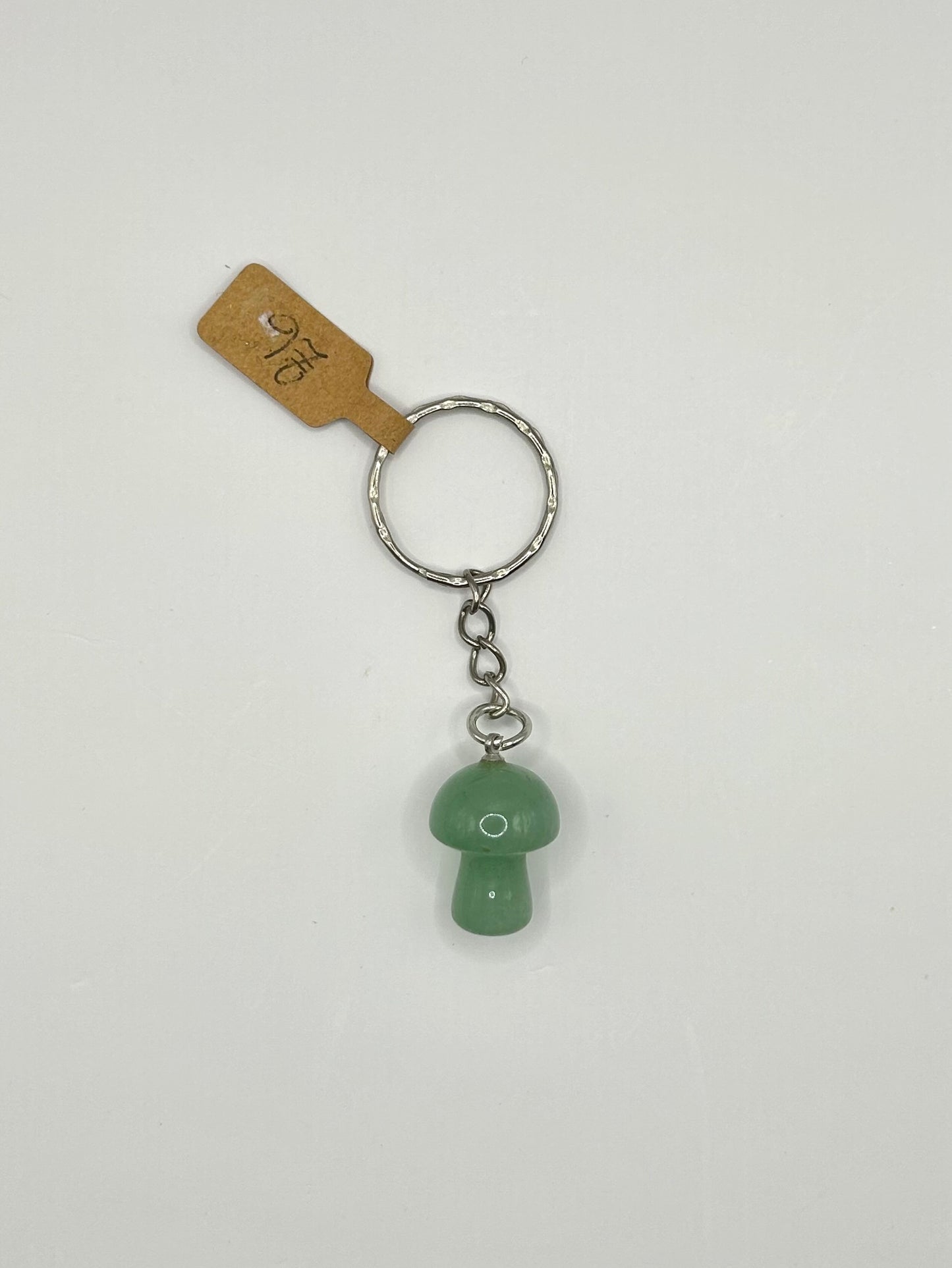 Crystal mushroom keyrings