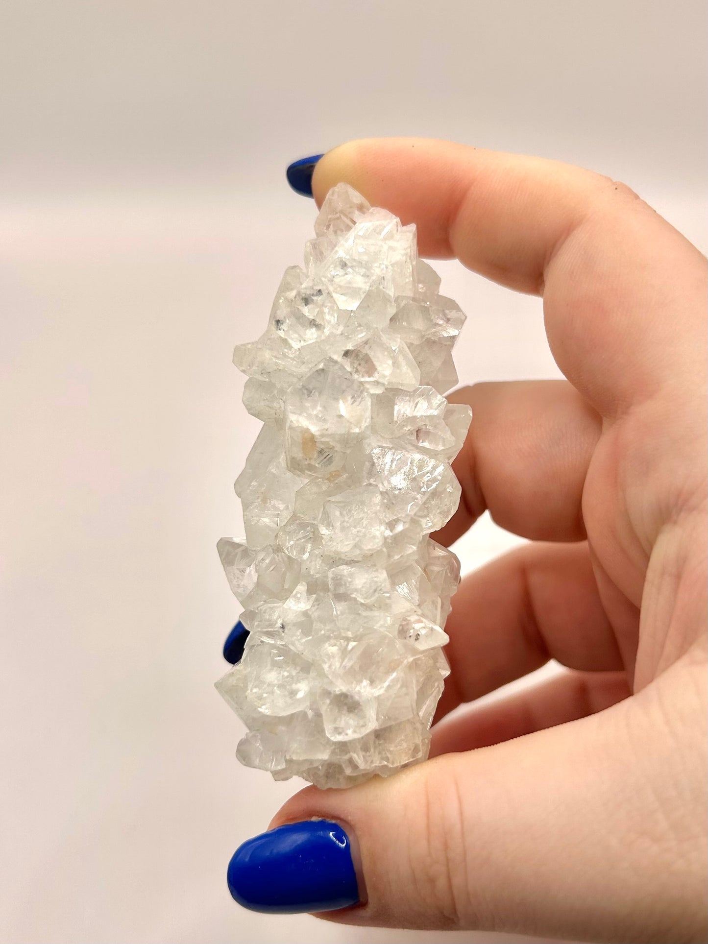 Raw apophyllite cluster