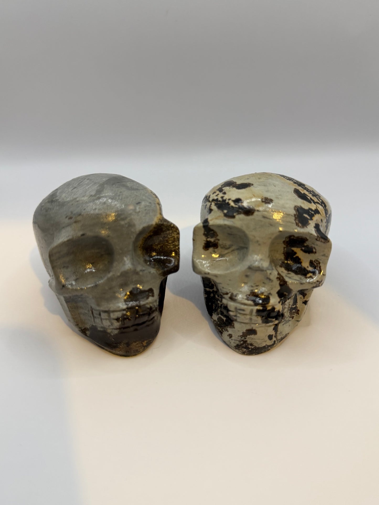 Picasso jasper skulls