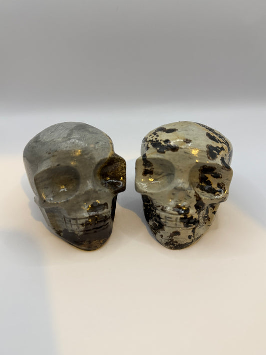 Picasso jasper skulls