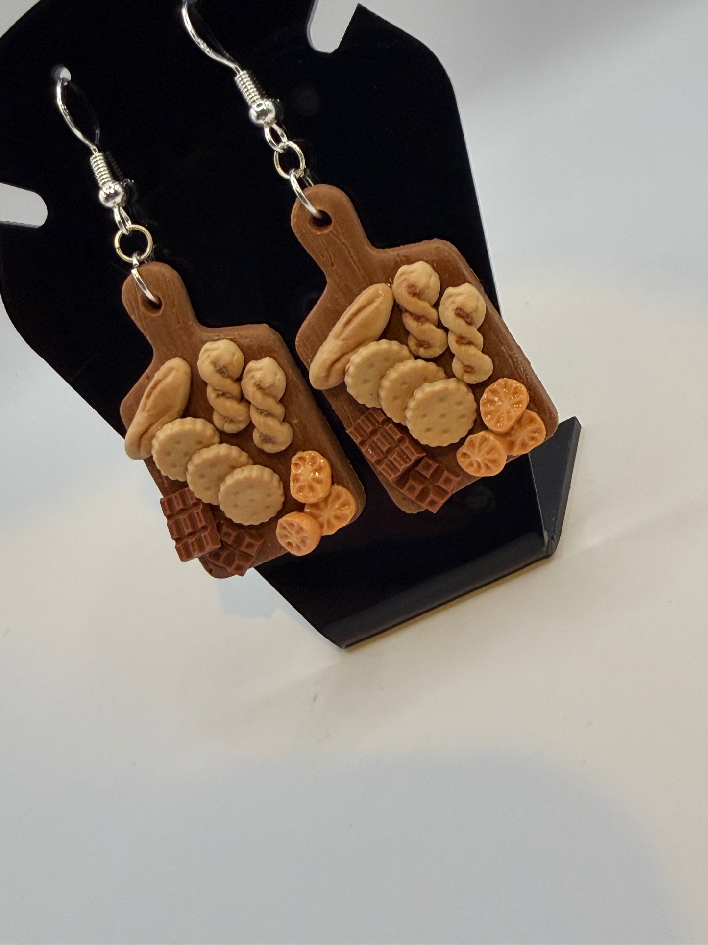 Charcuterie board earrings