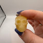 Yellow Calcite Skull