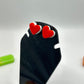 Haribo heart stud earrings