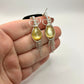 Yellow Mica Statement earrings