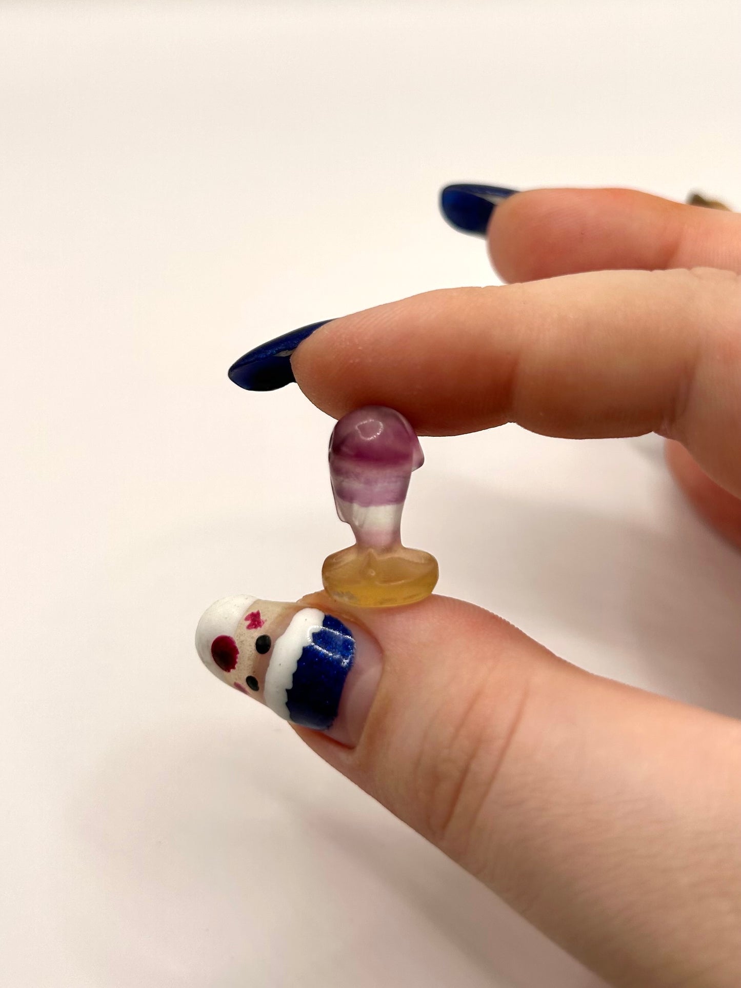 Pokémon fluorite carvings