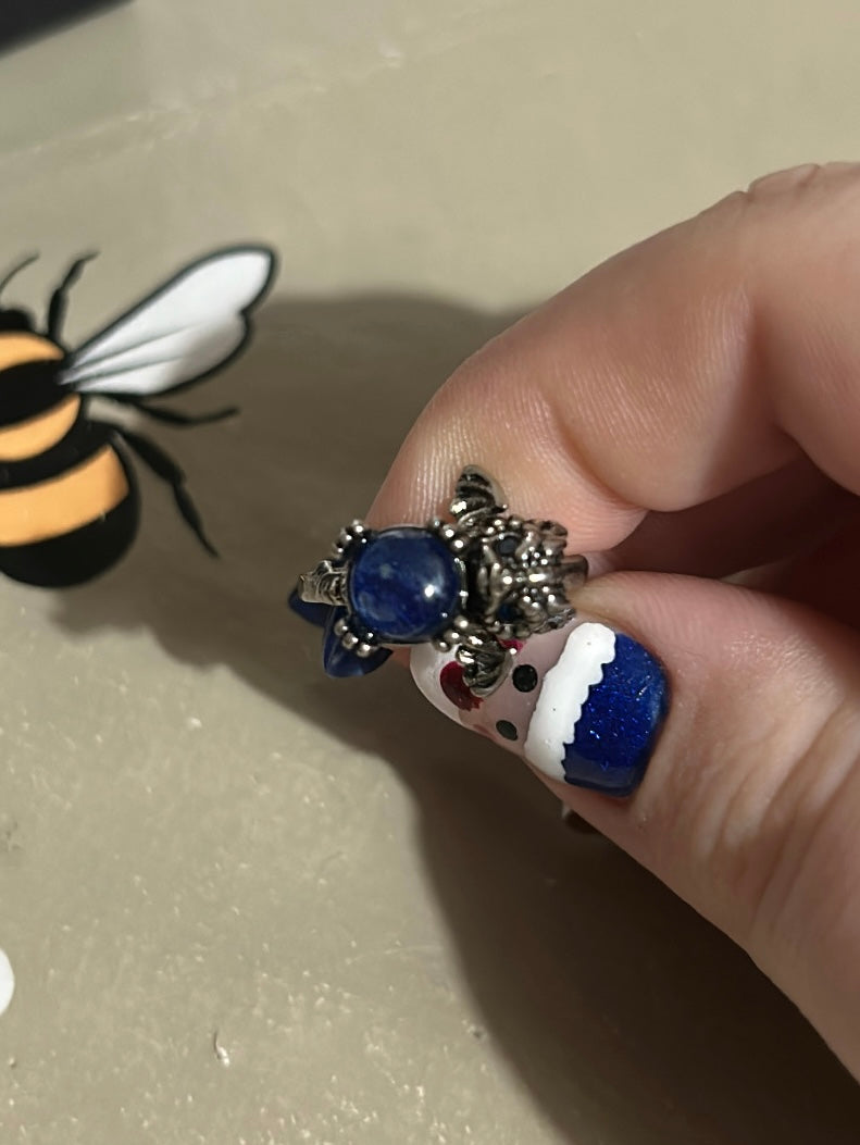 Kyanite baby dragon ring