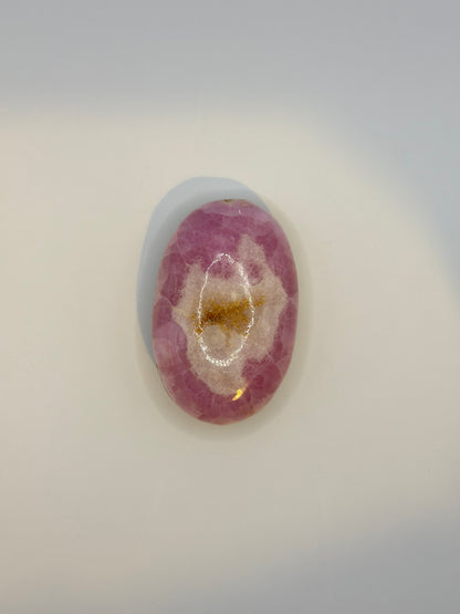 Pink aragonite palmstones