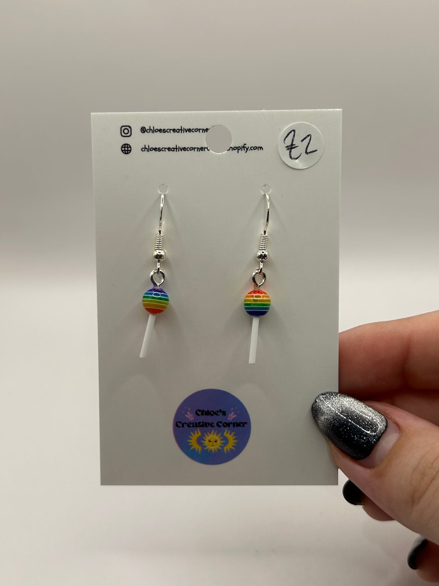 Mini lollipop earrings