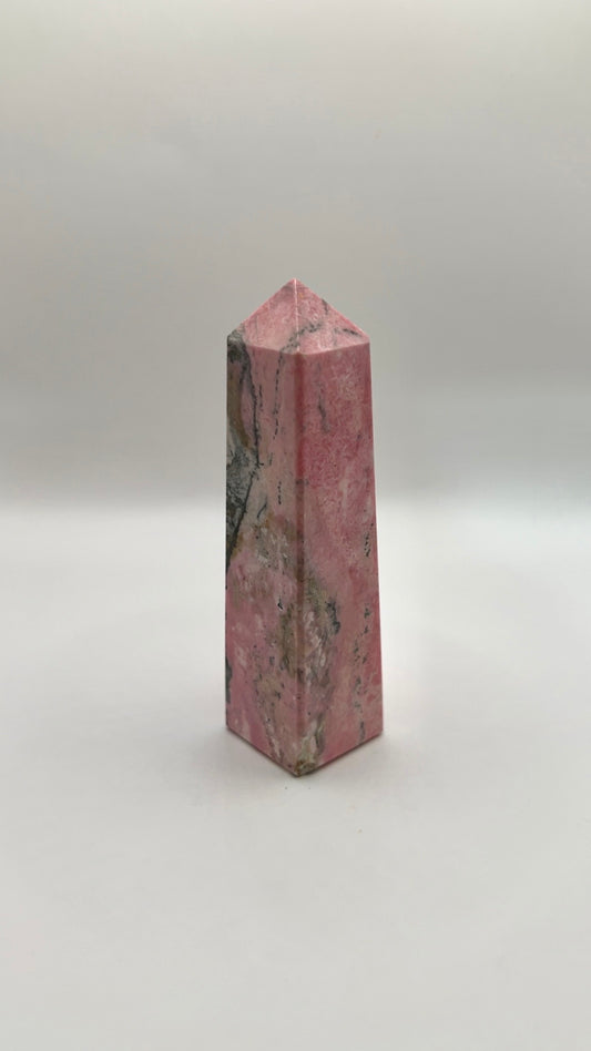 Peruvian Rhodonite tower