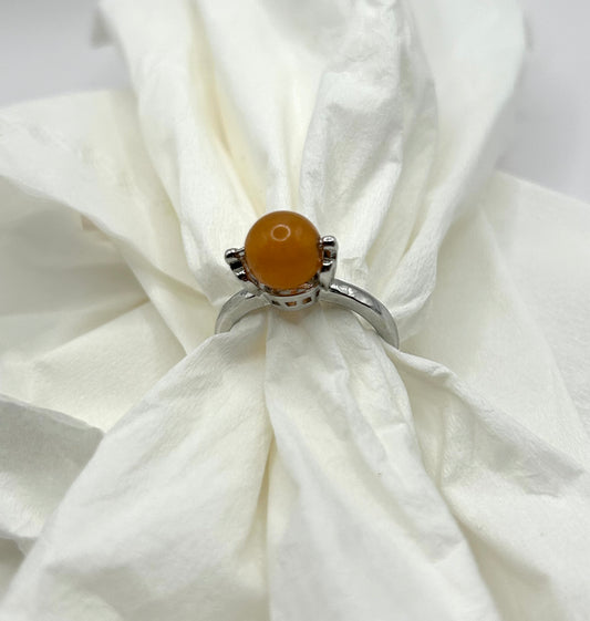 Orange Aventurine fidget ring
