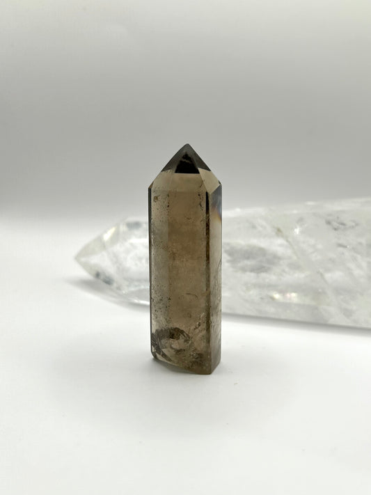 Smokey quartz tower
