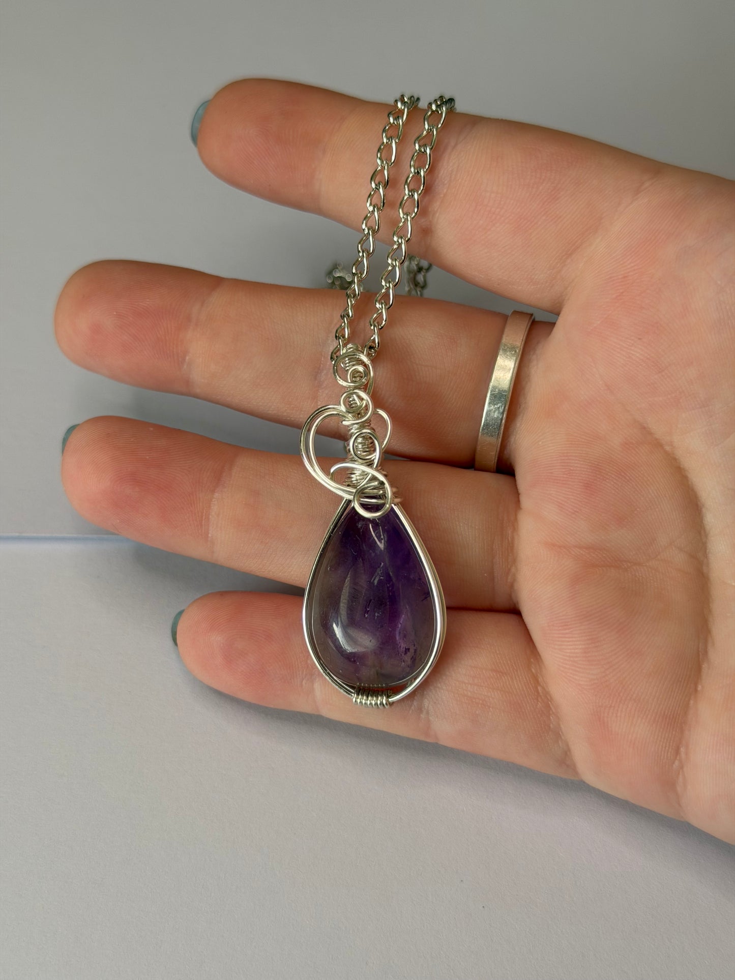 Amethyst necklace