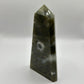 Moss agate obelisk