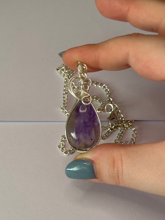 Amethyst necklace