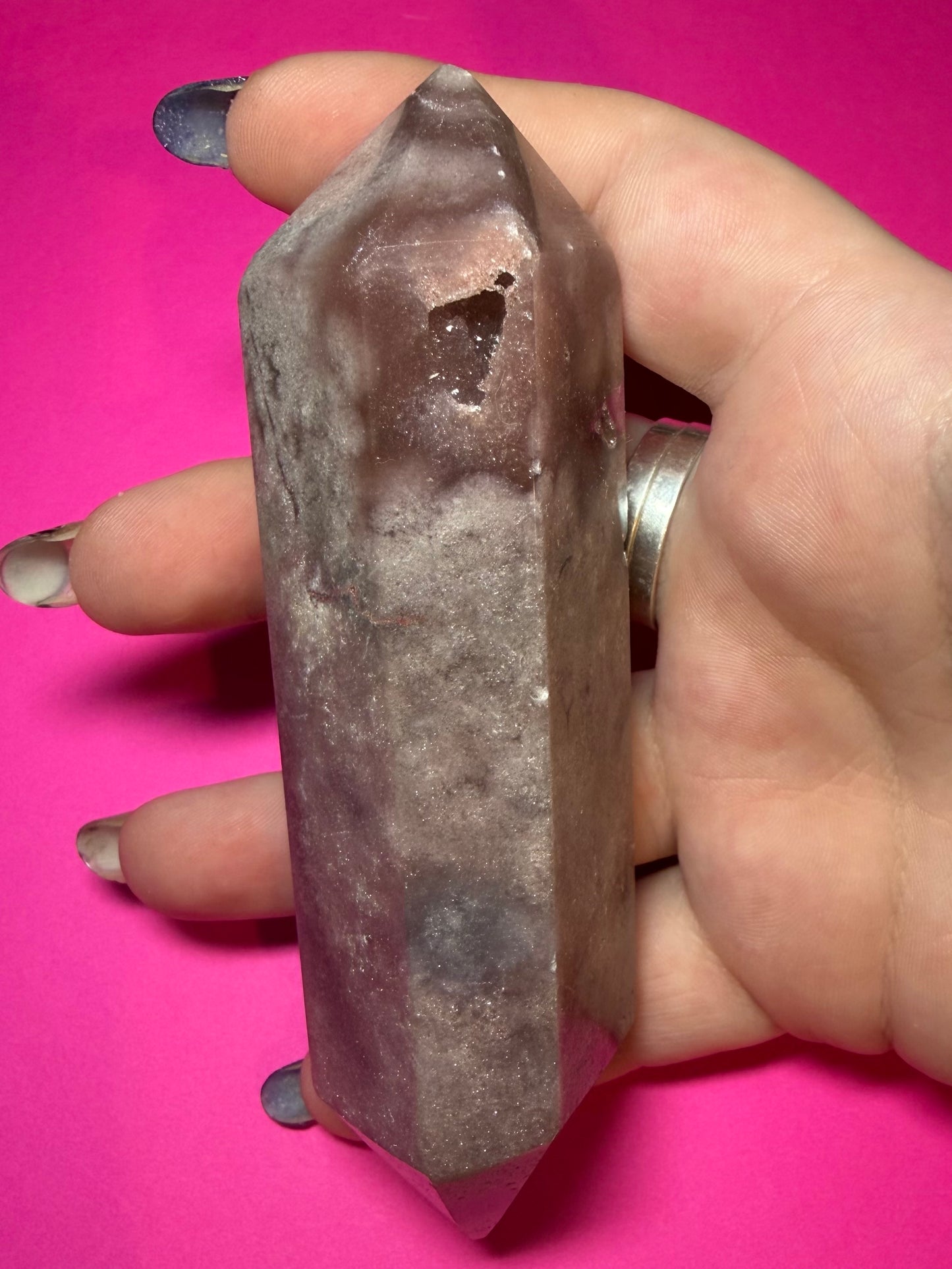 Pink amethyst DT
