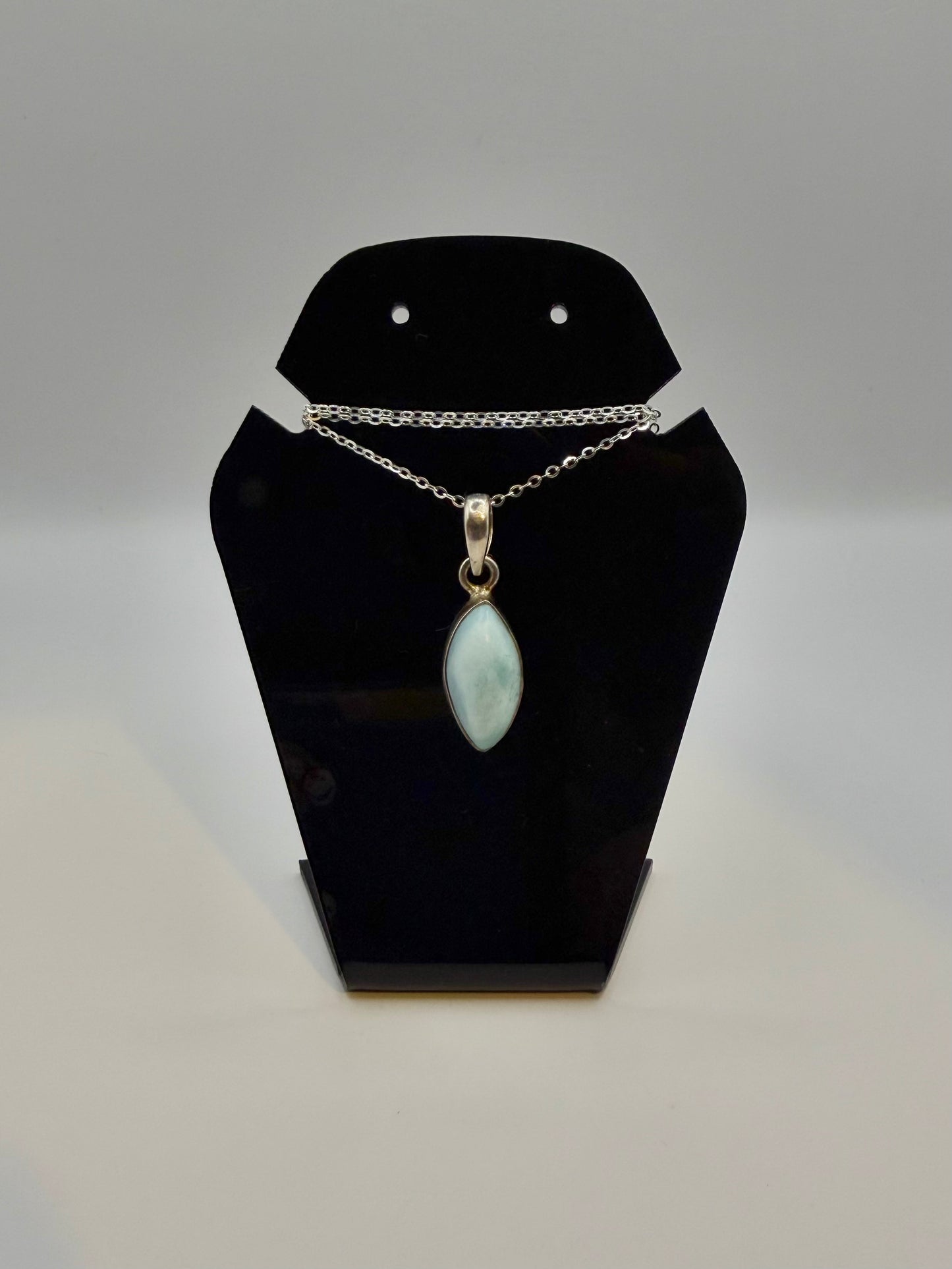 Sterling Silver Larimar Pendant