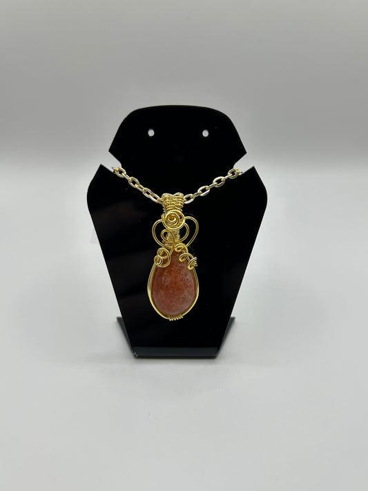 Sunstone pendant