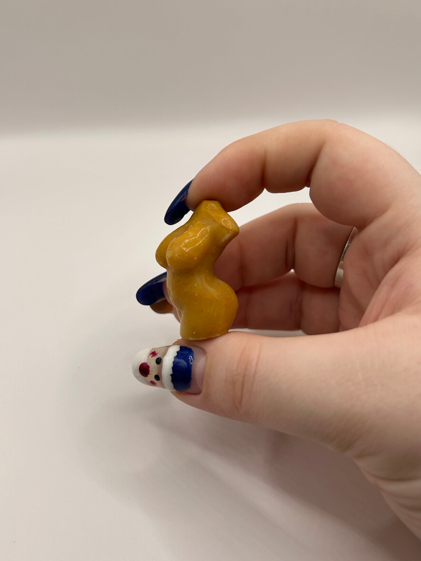 Crystal goddess carvings