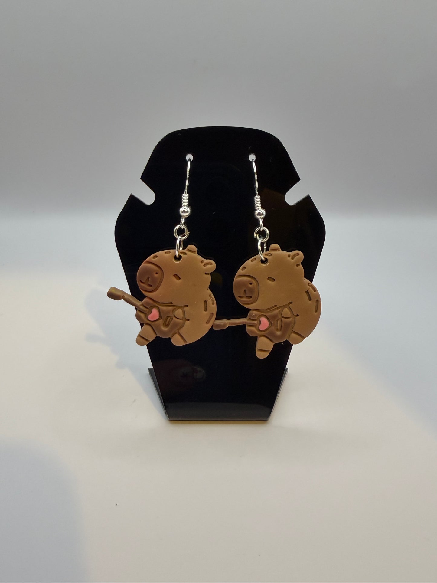 Capybara earrings